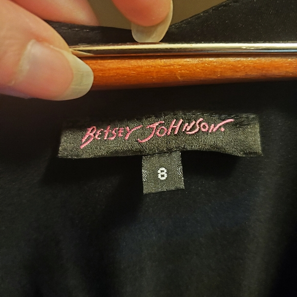 SOLD. Betsy Johnson Black Dress - Picture 4 of 4